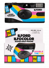 Ilfocolor Rapid Half Frame 400 -54 Flash Single Use Camera Color CAT-2005216